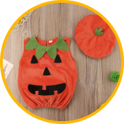 costume de citrouille pour bébé