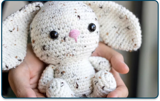 photo de lapin en crochet par Iren